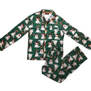 Football Snowman Pajama Set